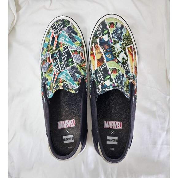 TOMS X Men\'s Limited Edition Marvel Avengers Baja Slip On Seaker, Size M11 main image 7